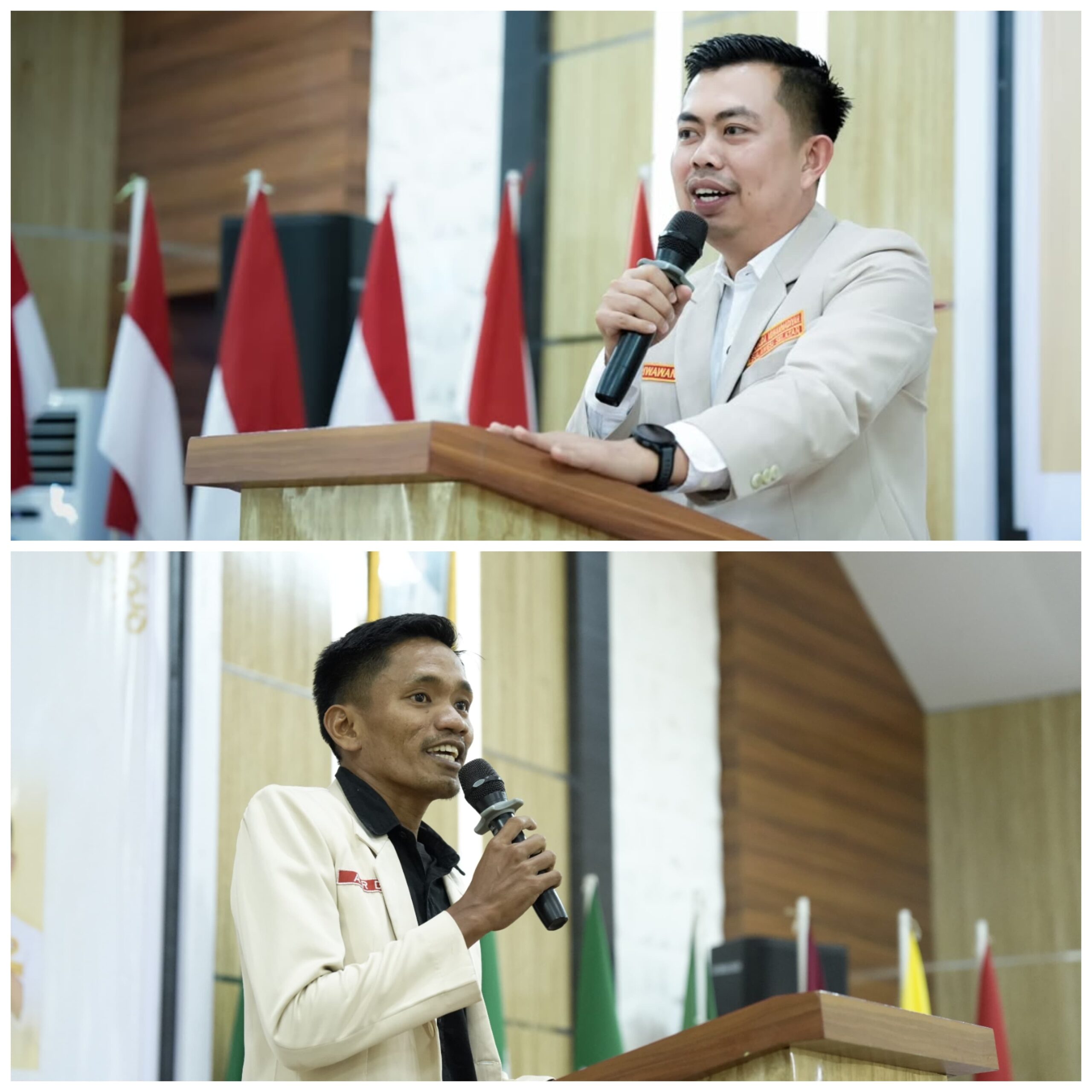 Foto atas (Ketua Pemuda Muhammadiyah Provinsi Sulawesi Selatan) Foto Bawah (Ardi- Ketua Pemuda Muhammadiyah Kab. Pinrang